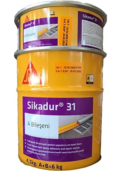 Dur® 31 Iki Bileşenli Epoksi Tamir Harcı 6 kg