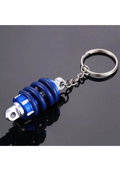 Brand Oto Araba Anahtarlık Coilover Ayarlanabilir Mavi Siyah Yaylı Metal