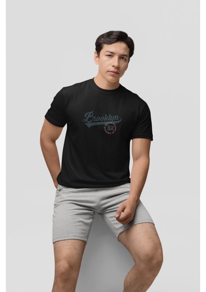 Zuno Erkek Comfort Fit Brooklyn Baskılı Tshirt