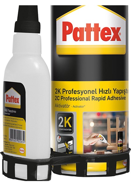 Aktivatörlü 2k Hızlı Yapıştırıcı 400 + 70 ml modelleri