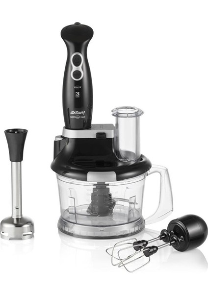 AR1004 Soprano Max Multi Siyah 1000 W Blender Seti fiyatları