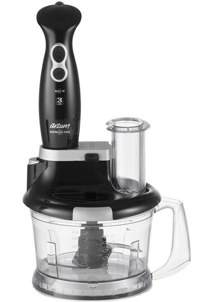 AR1004 Soprano Max Multi Siyah 1000 W Blender Seti modelleri