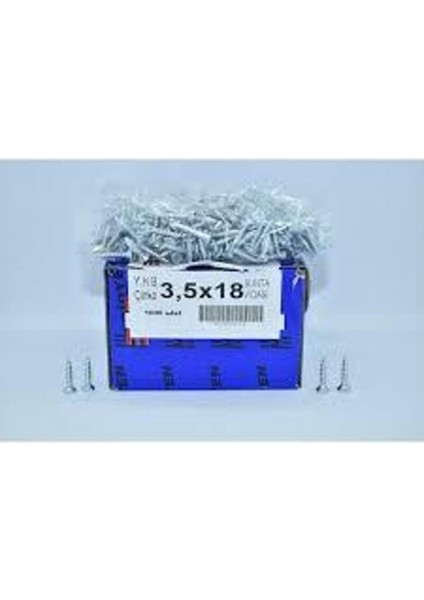 Sunta Vidası 3,5 x 18 mm 1000 Adet Mdf Ahşap Vidası fiyatları