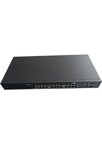 SE-1024G+2GE2S 24 Port Poe Swi̇tch / 24 Poe 10/100/1000 Mbps 2 Sfp 1000 Mbps