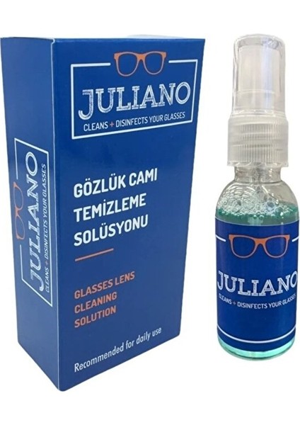 5 Adet Mikrofiber Gözlük Temizleme Bezi ve Antistatik Sprey Set