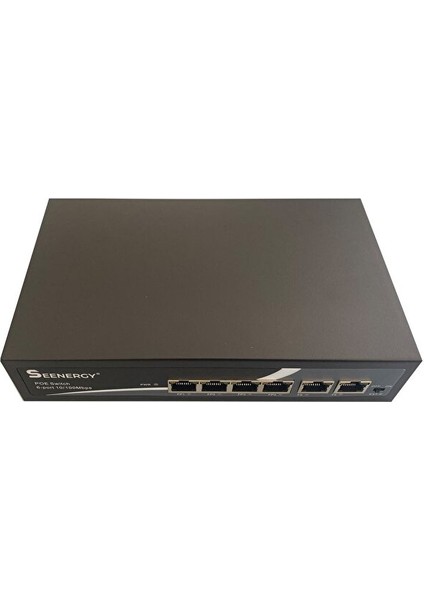 SE-1004+2FE 4 Port Poe Swi̇tch 4 Poe 10/100 Mbps 4 Kanal Poe Swi̇tch
