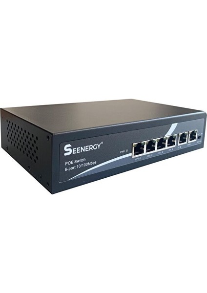 SE-1004+2FE 4 Port Poe Swi̇tch 4 Poe 10/100 Mbps 4 Kanal Poe Swi̇tch