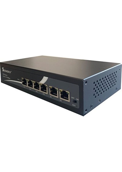 SE-1004+2FE 4 Port Poe Swi̇tch 4 Poe 10/100 Mbps 4 Kanal Poe Swi̇tch