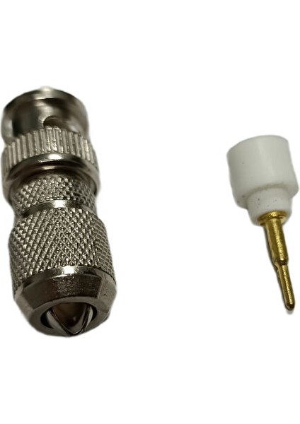 Bnc Nikel Vidalı Konnektör BNC108-1 Nikel Konnektör 50'li Paket