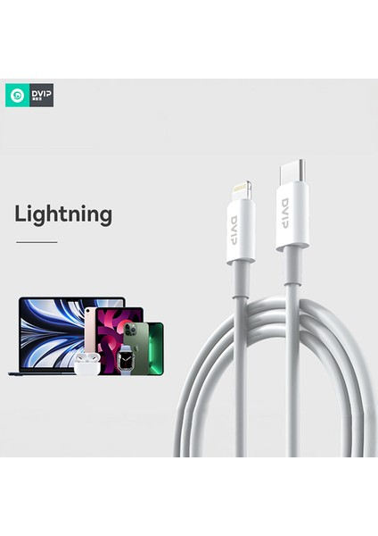 L35 6A 120W Type-C To Lightning 1m Süper Hızlı Data ve Şarj Kablosu