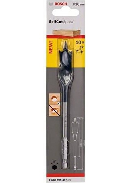 Bosch 16X152 Altıgen Yassı Ahşap Maktap Ucu indirimleri