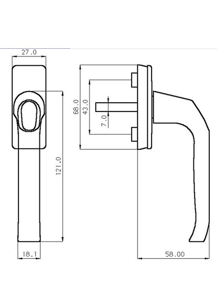 4 Adet-Pimapen® Marka Pencere Kolu Beyaz