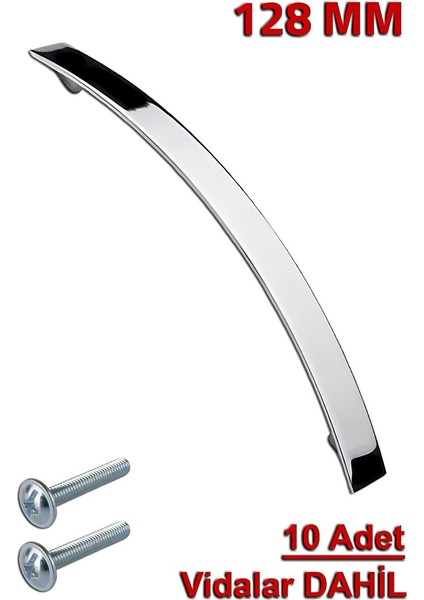 Yalı Kulp 128 mm Vidalar Dahil (10 Adet)