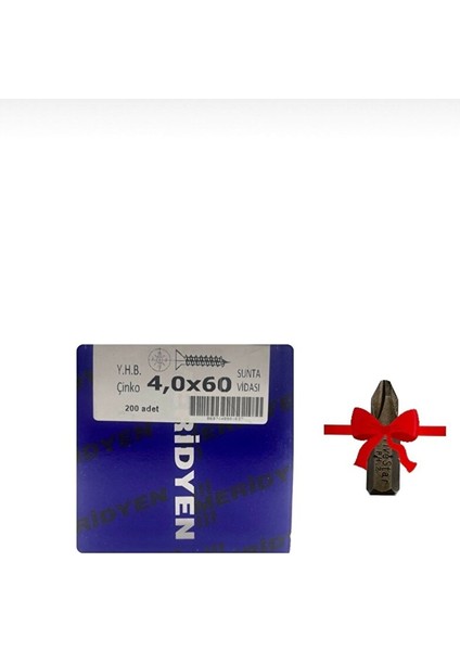 Modalist 4X60 Sunta Vidası 200 Adet New Desinger 744636