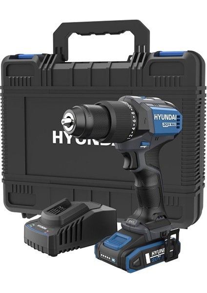 HD20X-60TT Akülü Darbeli Matkap Kömürsüz 60NM 1X2AH