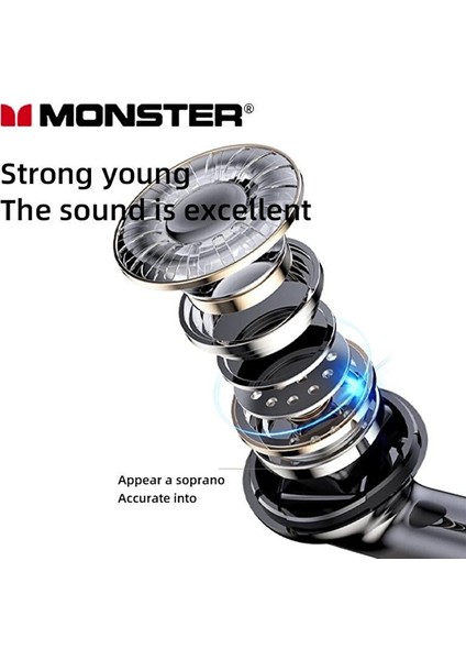 Monster Airmars XKT08 Kablosuz Gaming Kulaklık Lacivert