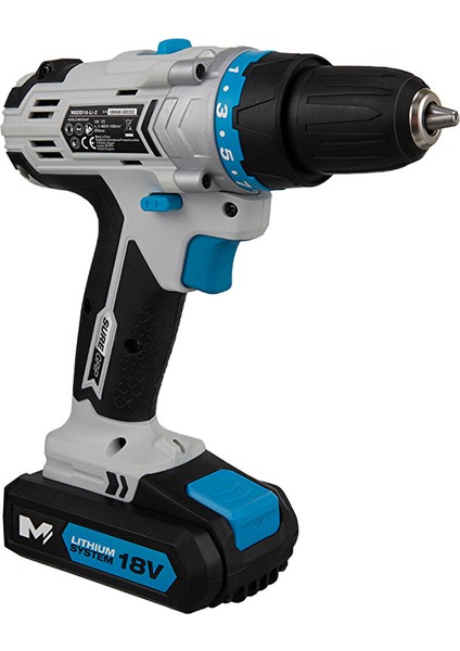 MSCD18-LI-2 Li-Ion Çift Akülü Darbeli Matkap 18V 1,5A fiyatları