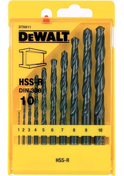 DT5911-QZ 10PRÇ Hss-R Metaluc Set