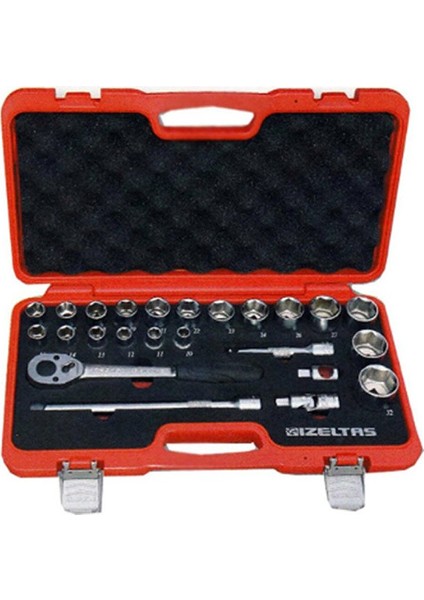 Izeltaş 1113002024 1/2'' Lokma Anahtar Takımı 24 Parça