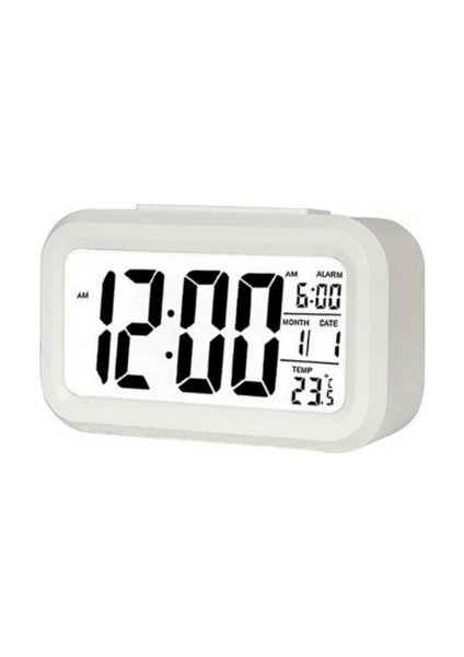 LCD Işıklı Sensörlü Termometreli Alarmlı Fotoselli Akıllı Dijital Masa Renkli 1 Adet fiyatları