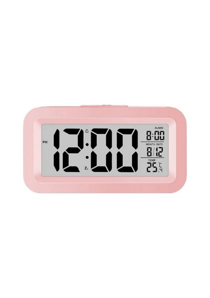 LCD Işıklı Sensörlü Termometreli Alarmlı Fotoselli Akıllı Dijital Masa Renkli 1 Adet modelleri