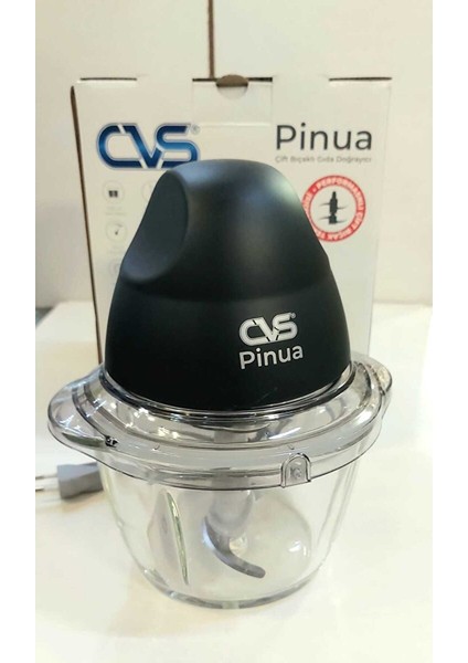 Dn 3361 Pinua 4 Bıçaklı Siyah Boyalı Cam Doğrayıcı Rondo