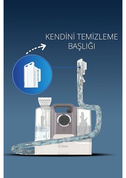 KCC-4327 Buharlı Sesli Komutlu Koltuk ve Halı Yıkama Leke Çıkartma Makinesi