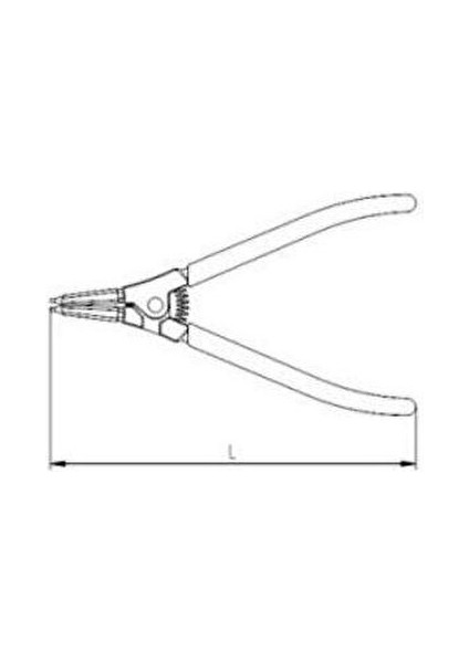 Izeltaş Dış Segman Pensi Yaylı Düz 225MM 3301120225 fiyatları