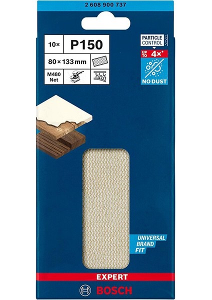 M480 80X133 mm 150 Kum Elek Telli Ağ Zımpara 2608900737 fiyatları