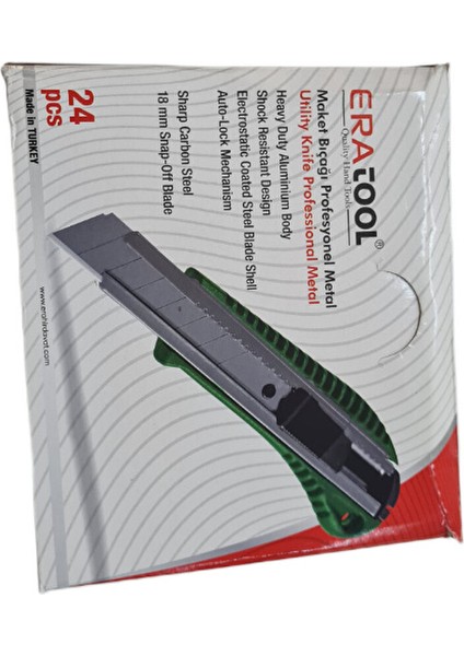 Maket Biçaği Metal Yeşi̇l Profesyonel 18*100*0,50MM M109-05 ( 2 Adet ) fiyatları