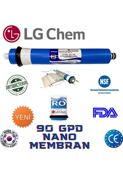 Gold Plus Beyaz - Si̇yah Renk 14 Aşama 7 Fi̇li̇tre 12 Li̇tre Su Aritma Ci̇hazi.90 Gpd Nano Membrane fırsatları