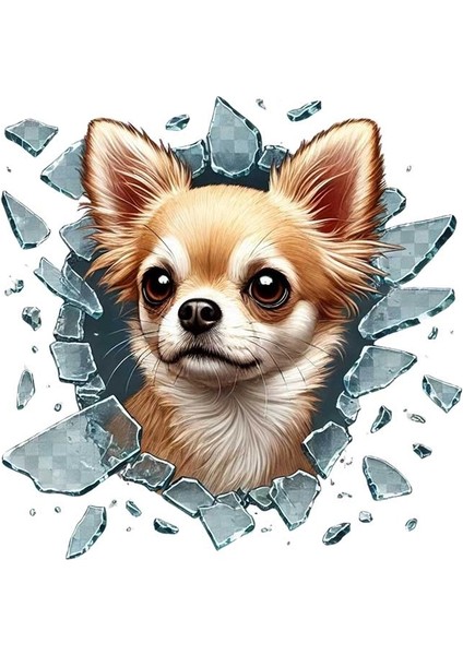 Fulcar Chiuahua Araç Stickerı fiyatları
