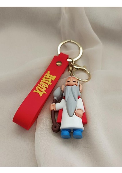 Asterix Silikon Anahtarlık 3D Çanta Süsü Aksesuar
