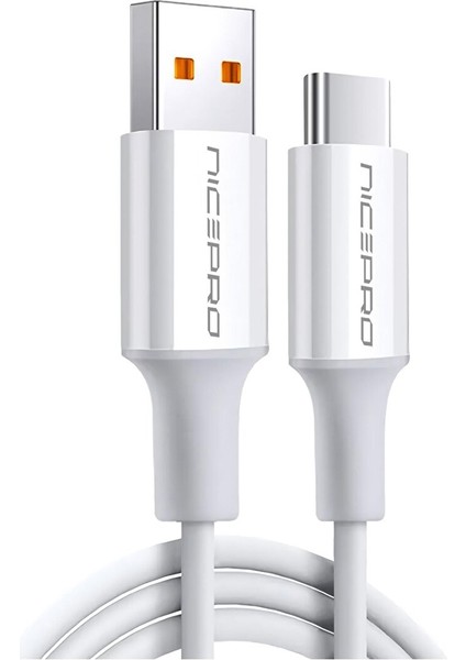 UTC20 45W 2m Tpe USB To Type-C Hızlı Şarj ve Data Kablosu