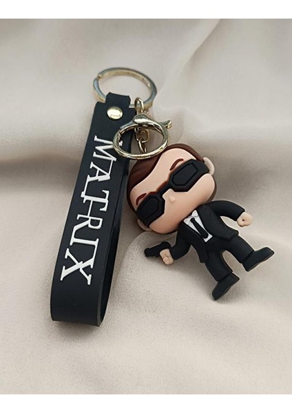 Matris Anahtarlık Silikon 3D Anime Matrix Oyuncak Araba Çanta Süsü