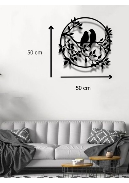 Metal Duvar Dekoru Kuş Desenli Duvar Tablosu fiyatları