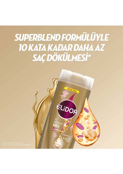 Superblend Saç Dökülmelerine Karşı Şampuan Chia Tohumu Yağı Arjinin 400 ml x 3 Adet fırsatları