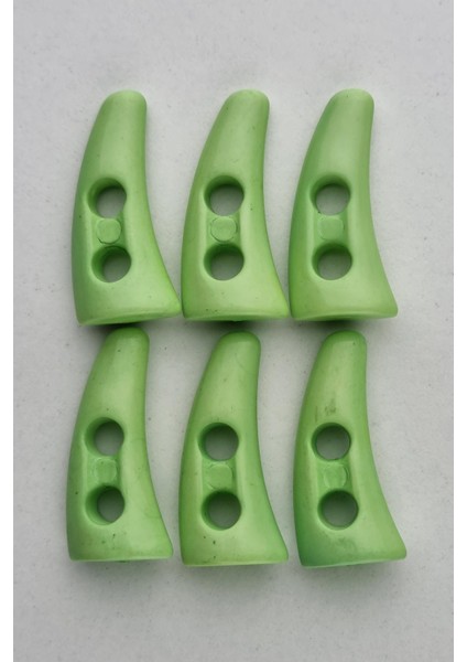 Akrilik Orta Boy Çoban Yeşil Kaban Çeket Hırka Düğmesi 6 Adet