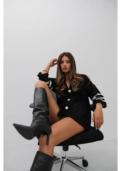 Sırt Baskılı Ajurlu Hırka modelleri