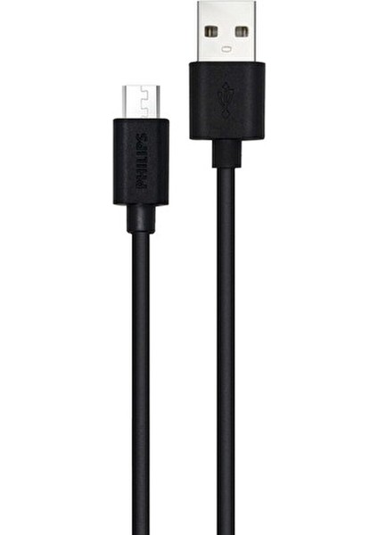 Usba To Micro 3A 45W Universal Hızlı Şarj ve Data Kablosu 2m Siyah DLC3106U