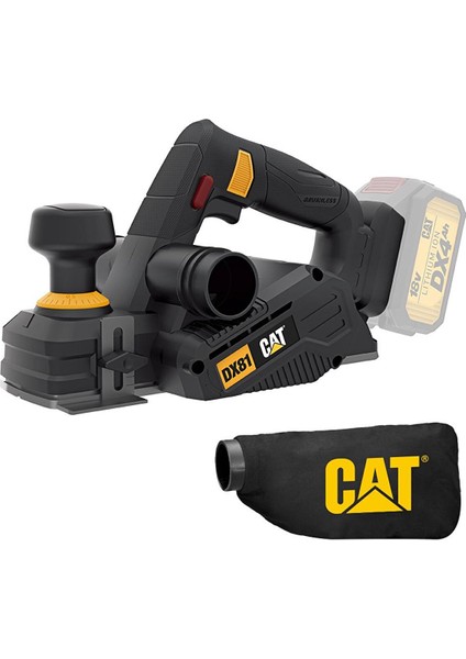DX81B 18VOLT 82MM Çift Bıçaklı Kömürsüz Profesyonel Planya (Akü Dahil Değildir)