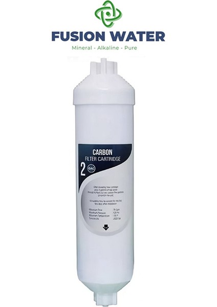 Su Arıtma Cihazlarına Uyumlu 2 Gac Filtre/ Inline Filtre/ 2 Numara Filtre