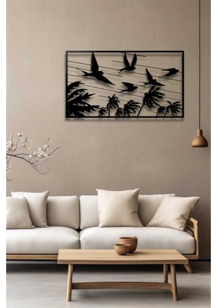 Modern Stil Kuşlar Metal Duvar Dekoru Tablo fırsatları