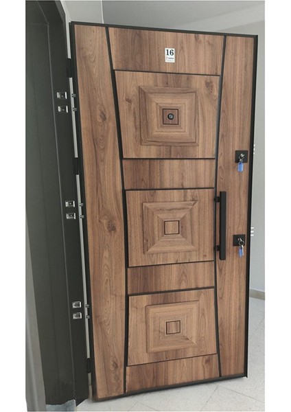 Çelik Kapı, Kabartmalı Model Daire Kapısı, Tırnaklı Çelik Kapı Sol Açılım fırsatları