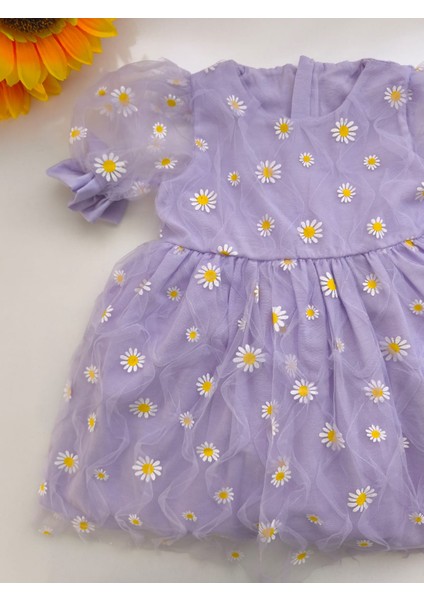 Papatyadesenli Kız Bebek ve Çocuk Elbise indirimleri