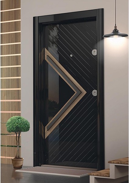 Çelik Kapı High Gloss Serisi Model Malpas