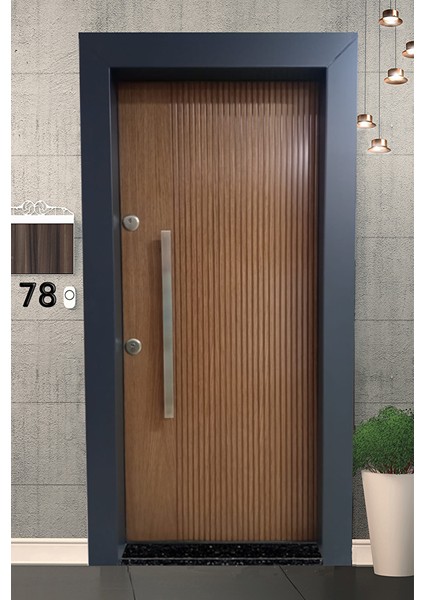 Lüks Çelik Kapı Model Safranbolu Sağ