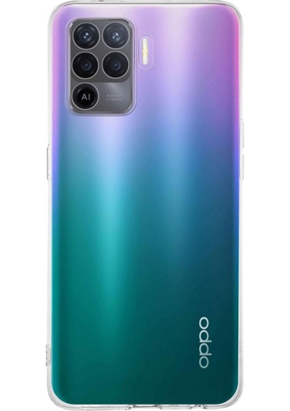 Iletişim Oppo Reno 5 Lite Kapak 1mm Süper Silikon Şeffaf Kılıf