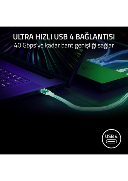 Dock Mercury - USB 4 (14 Bağlantılı, Çift Ekran Destekli)