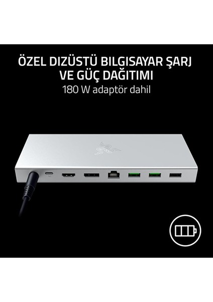 Dock Mercury - USB 4 (14 Bağlantılı, Çift Ekran Destekli)